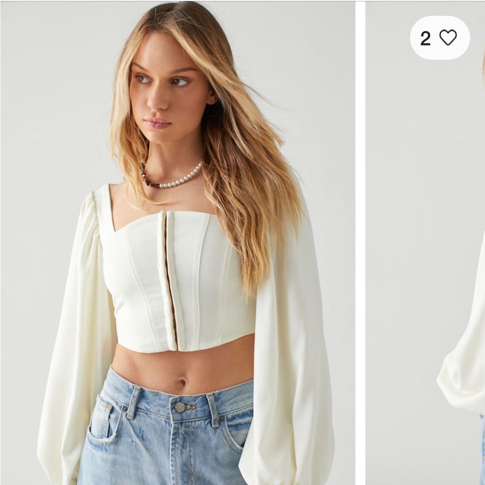 Urban Outfitters Maddie bustier top XS